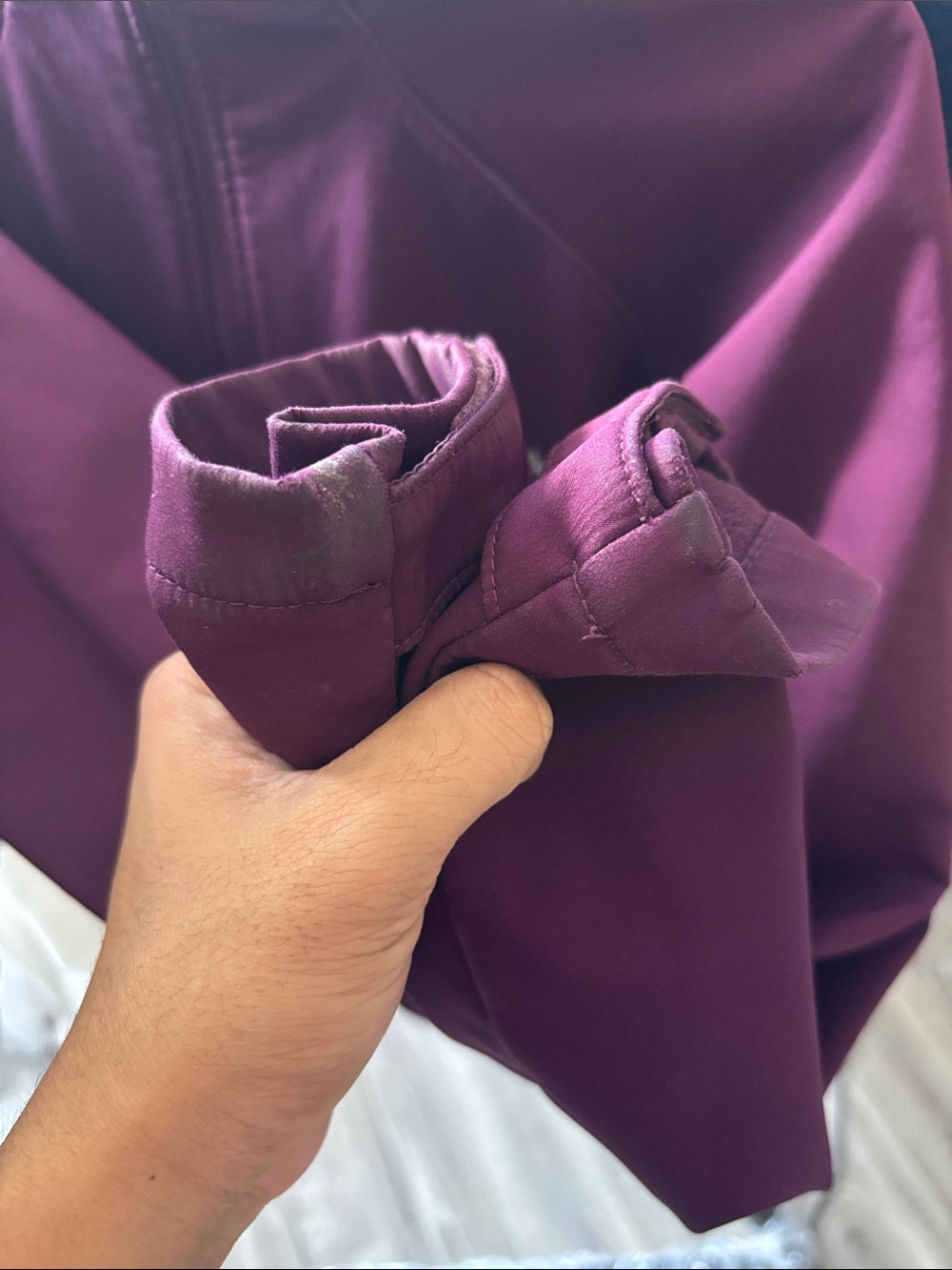 Columbia Women's Hooded Softshell Jacket - Burgundy Plum - Picture 5 of 5